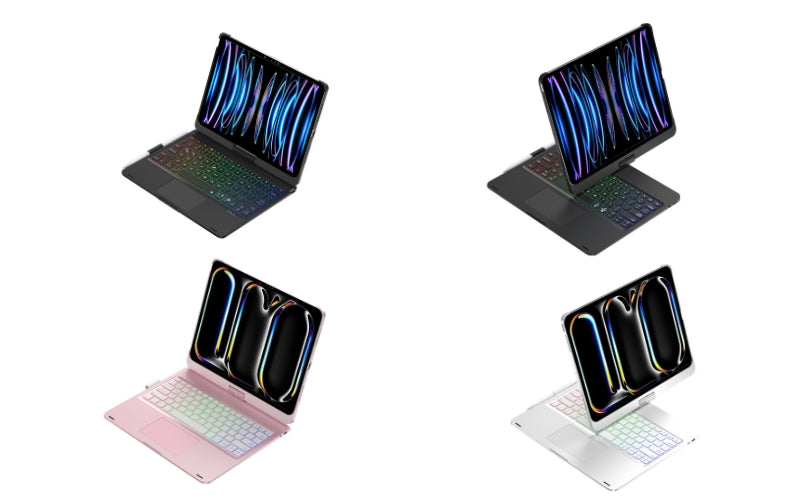 Boost Your Productivity & Collaboration: Meet KIBO’s 360° Rotating Keyboard Case Series
