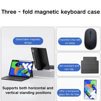 Magnetic Detachable Backlit  Wireless Keyboard Case for Lenovo Tab M11 11.0" 2024 (TB-330XU/330FU) - KIBO