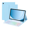 Smart Wireless Detachable Trackpad RGB Backlit Keyboard Case for Samsung Galaxy Tab S7 Plus & S7 FE & S8 Plus 12.4" - KIBO
