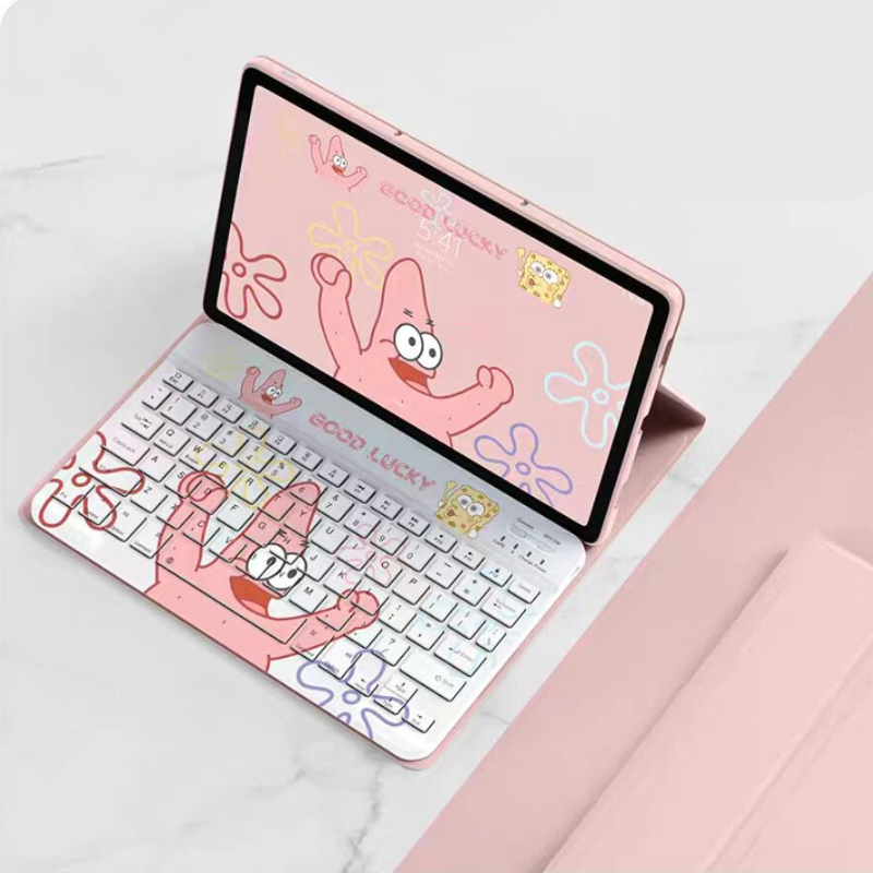 Detachable Cartoon Kid Friendly Bluetooth Keyboard Case for Oppo Pad Air 10.36" (OPD2102/X21N2) - KIBO