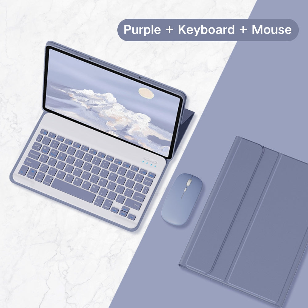 Detachable Magnetic Color Bluetooth Keyboard Case for Lenovo Tab P12 12.7" 2023 (TB370/TB371) - KIBO