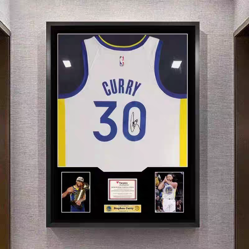 Stephen Curry Golden State Warriors Framed Jersey Display (60×80cm) – Facsimile Signature Edition - i-Station Mobile Phone & Electronic Device Repair and Accessories