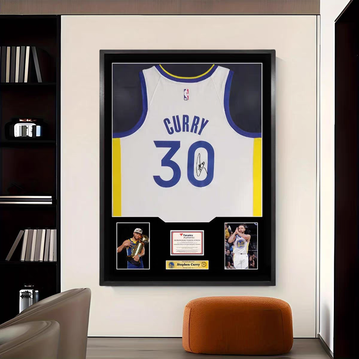 Stephen Curry Golden State Warriors Framed Jersey Display – Facsimile Signature Edition - i-Station Mobile Phone & Electronic Device Repair and Accessories