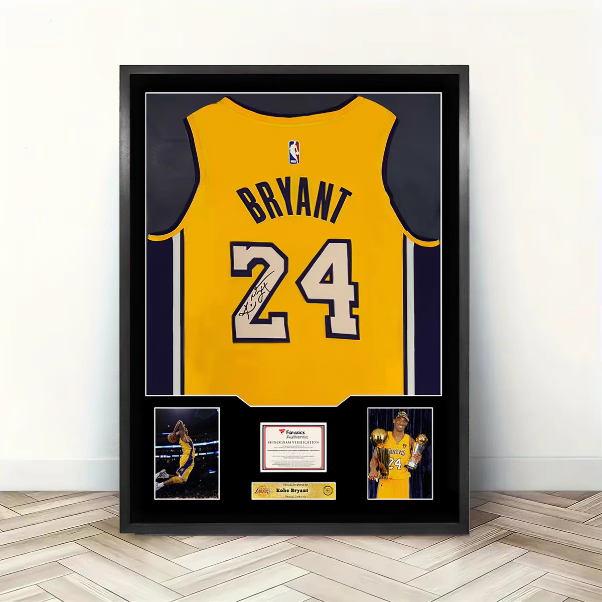 Kobe Bryant Los Angeles Lakers Framed Jersey Display – Facsimile Signature Edition - i-Station Mobile Phone & Electronic Device Repair and Accessories