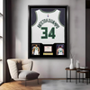 Giannis Antetokounmpo Milwaukee Bucks Framed Jersey Display – Facsimile Signature Edition - i-Station Mobile Phone & Electronic Device Repair and Accessories