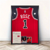 Derrick Rose Chicago Bulls Framed Jersey Display – Facsimile Signature Edition - i-Station Mobile Phone & Electronic Device Repair and Accessories