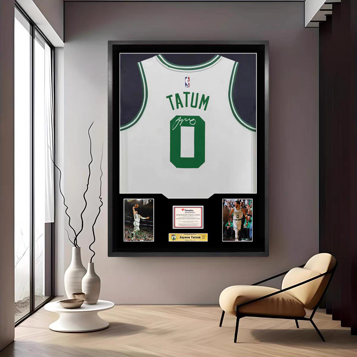 Jayson Tatum Boston Celtics Framed Jersey Display – Facsimile Signature Edition - i-Station Mobile Phone & Electronic Device Repair and Accessories