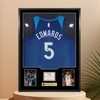 Anthony Edwards Minnesota Timberwolves Framed Jersey Display (60×80cm) – Facsimile Signature Edition - i-Station Mobile Phone & Electronic Device Repair and Accessories