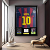 Lionel Messi FC Barcelona Framed Jersey Display (60×80cm) – Facsimile Signature Edition - i-Station Mobile Phone & Electronic Device Repair and Accessories