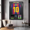 Lionel Messi FC Barcelona Framed Jersey Display (60×80cm) – Facsimile Signature Edition - i-Station Mobile Phone & Electronic Device Repair and Accessories