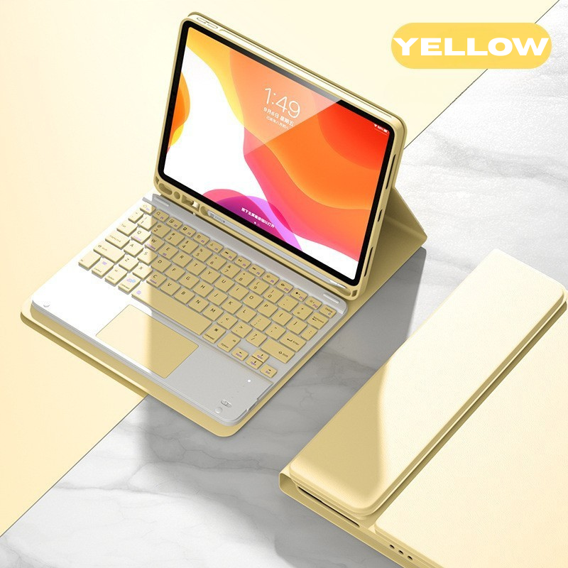 Detachable Wireless Bluetooth Keyboard Cover Case with Backlit for Apple iPad Pro 11-inch M4 (2024) - KIBO