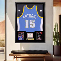 Carmelo Anthony Denver Nuggets Framed Jersey Display – Facsimile Signature Edition - i-Station Mobile Phone & Electronic Device Repair and Accessories