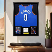 Russell Westbrook Oklahoma City Thunder Framed Jersey Display – Facsimile Signature Edition - i-Station Mobile Phone & Electronic Device Repair and Accessories