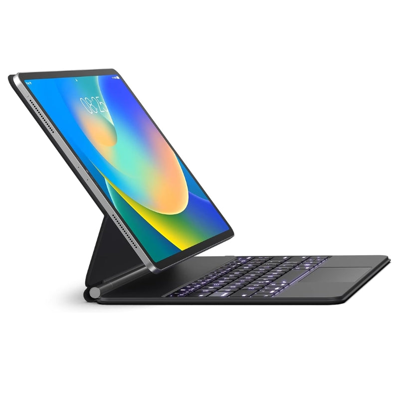 Magic Magnetic Floating Trackpad Wireless RGB Light Keyboard Case for Apple iPad Pro 11-inch M4 (2024) - KIBO