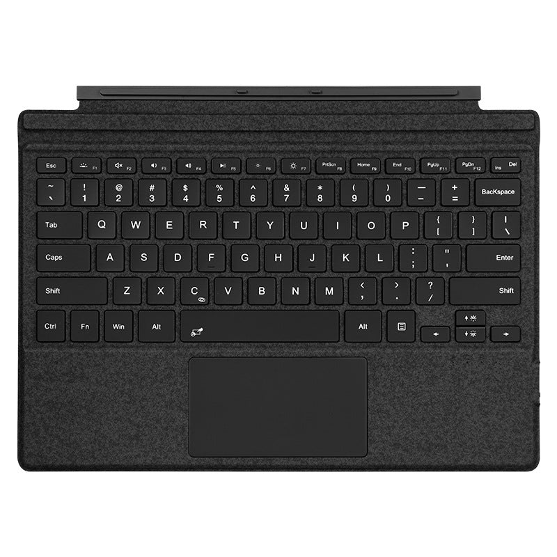 [With RGB Backlit] Microsoft Surface Pro 8/9/10/X/11 - Compatible Ultra Thin Wireless Bluetooth Magnetic Touch Keyboard - KIBO