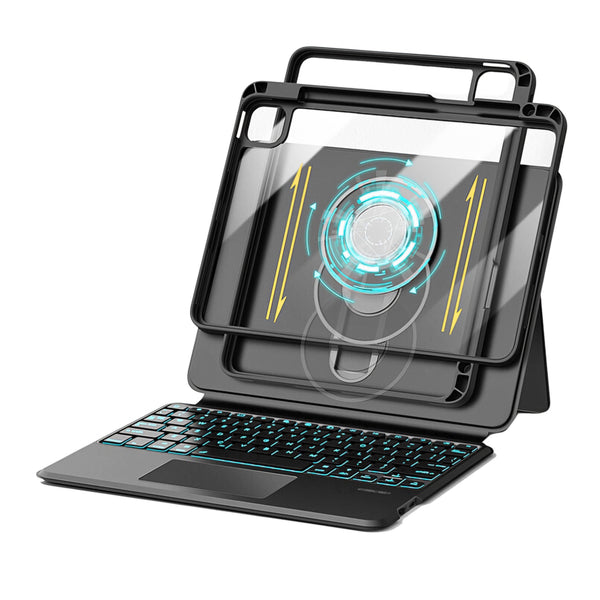 360 Degree Rotating Detachable Wireless Keyboard Case for iPad Pro 10.5-inch 2nd Gen 2017 - KIBO