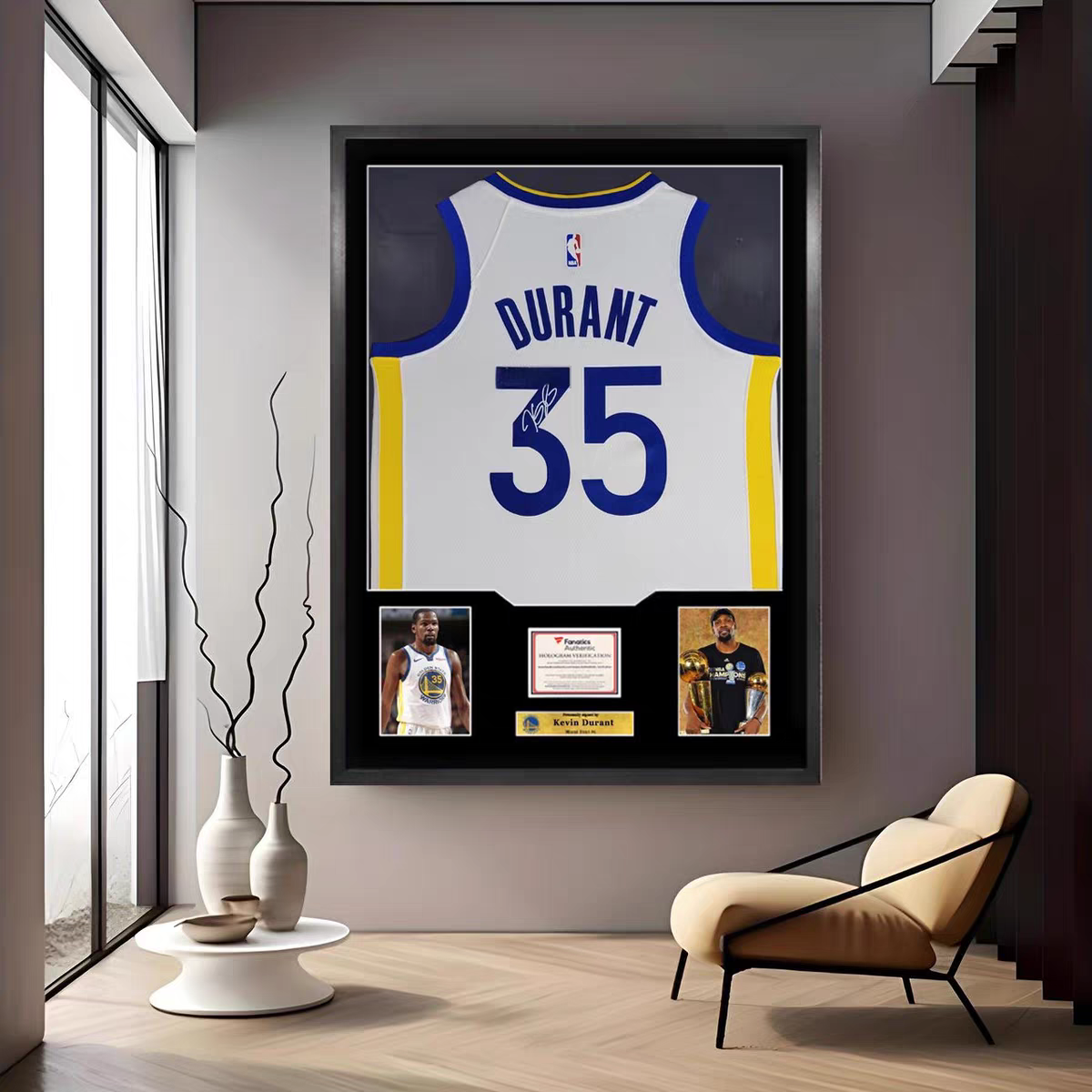 Kevin Durant Golden State Warriors Framed Jersey Display – Facsimile Signature Edition - i-Station Mobile Phone & Electronic Device Repair and Accessories