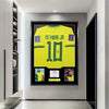 Neymar Brazil Framed Jersey Display (60×80cm) – Facsimile Signature Edition - i-Station Mobile Phone & Electronic Device Repair and Accessories
