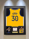 Stephen Curry Golden State Warriors Framed Jersey Display (60×80cm) – Facsimile Signature Edition - i-Station Mobile Phone & Electronic Device Repair and Accessories