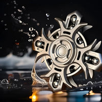Oracle Tuning Fork Metal Linkage Fidget Spinner EDC Stress Relief Toy