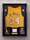 Shaquille O'Neal Los Angeles Lakers Framed Jersey Display (60×80cm) – Facsimile Signature Edition - i-Station Mobile Phone & Electronic Device Repair and Accessories