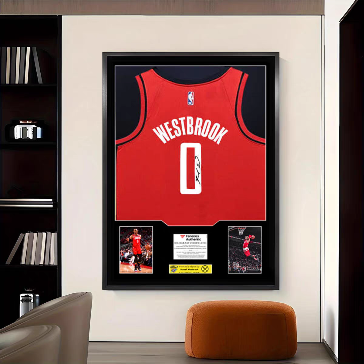 Russell Westbrook Houston Rockets Framed Jersey Display – Facsimile Signature Edition - i-Station Mobile Phone & Electronic Device Repair and Accessories