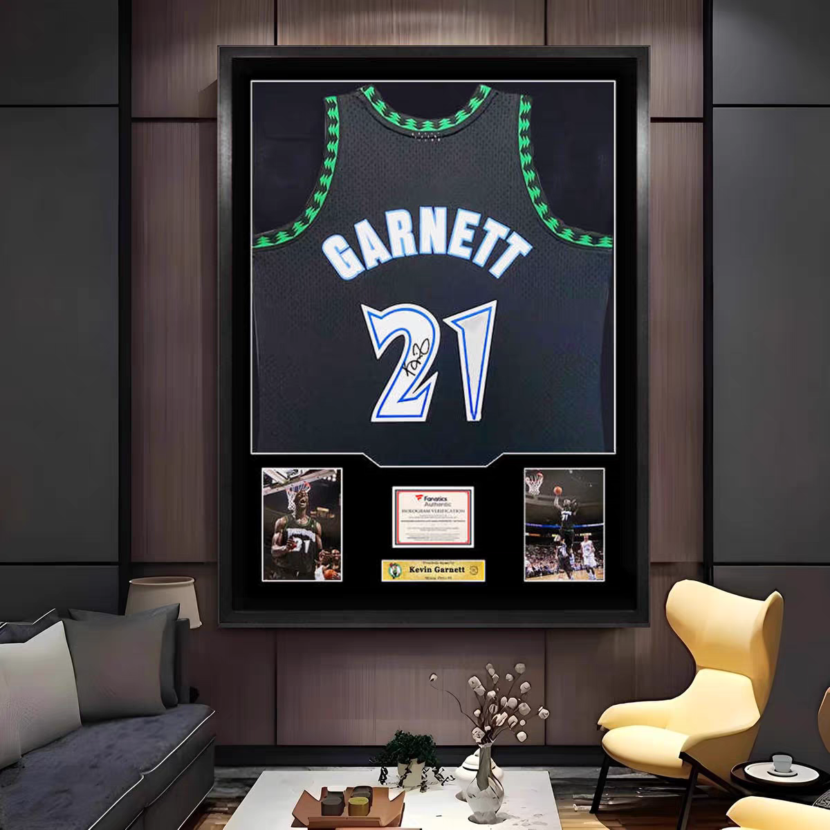 Kevin Garnett Boston Celtics Framed Jersey Display – Facsimile Signature Edition - i-Station Mobile Phone & Electronic Device Repair and Accessories
