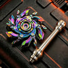 Glow-in-the-Dark EDC Transforming Fidget Spinner – Rotating Stress Relief Toy